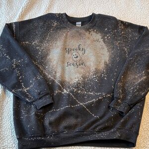 Spooky Season Black and Tan Sweatshirt